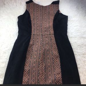 Bar III shift dress faux suede S